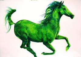 Year of the Wood Green horse 2014 in Seattle WA