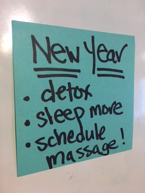 New year's resolution list
