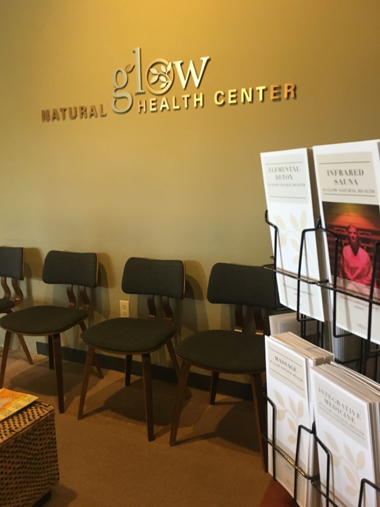 GLOW WAITING Glow Natural Health Center Logo