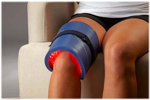 Light therapy for knee pain