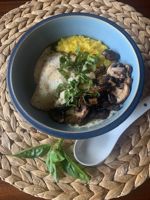 Bowl of Glow Roots and Bloom Yellow Congee