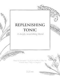 Replenishing Tonic Label