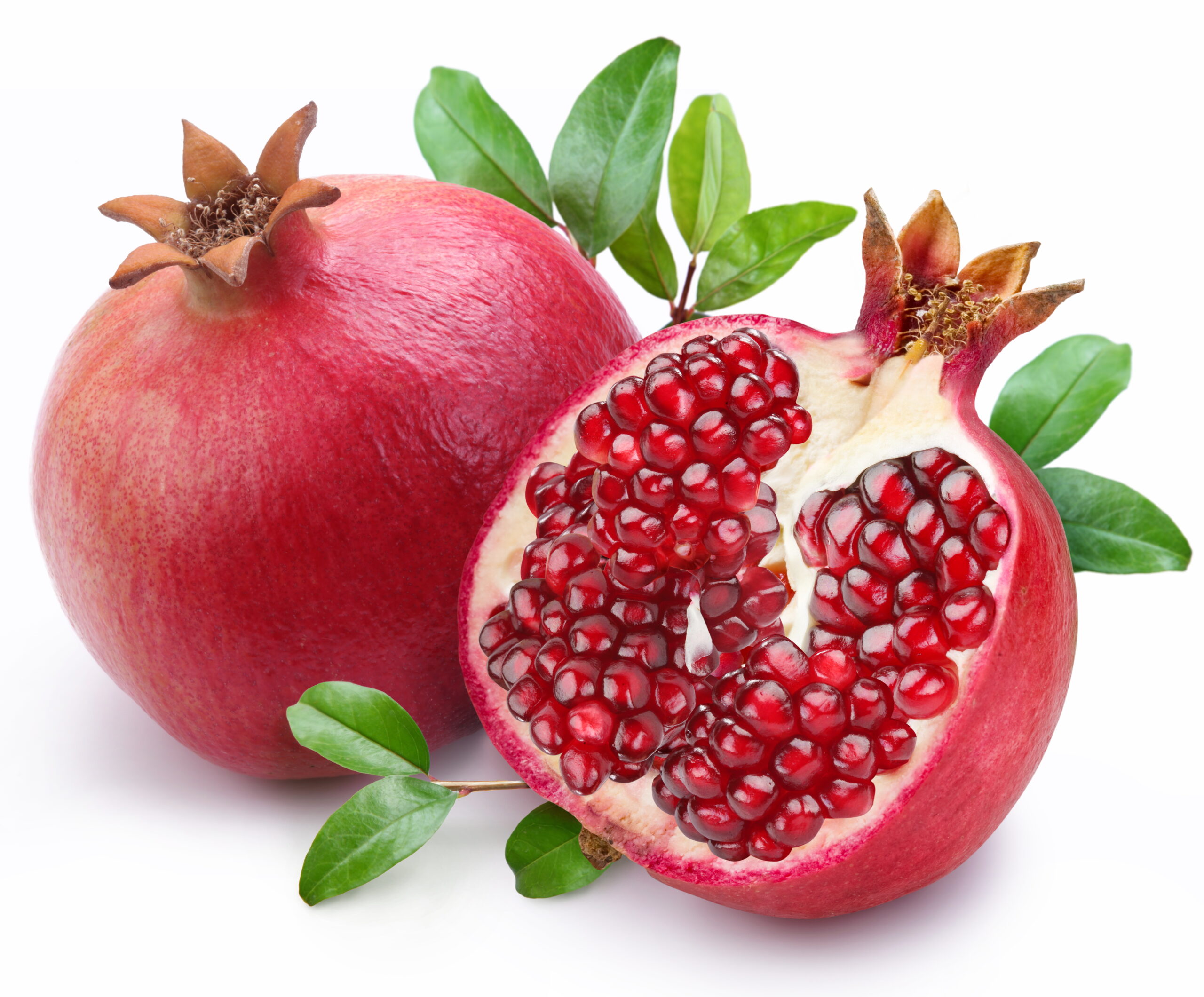 Pomegranate up close