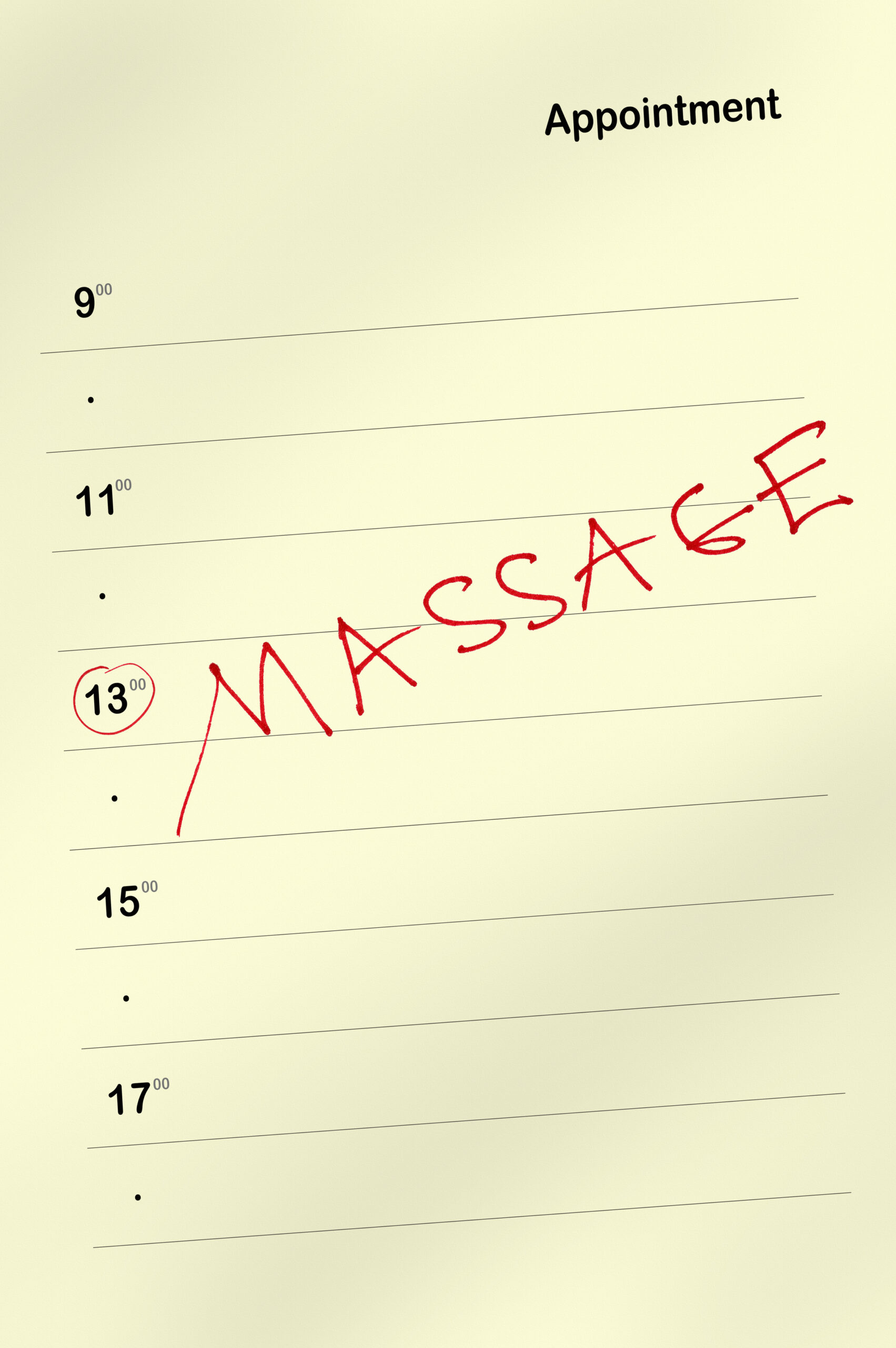 Massage appointment